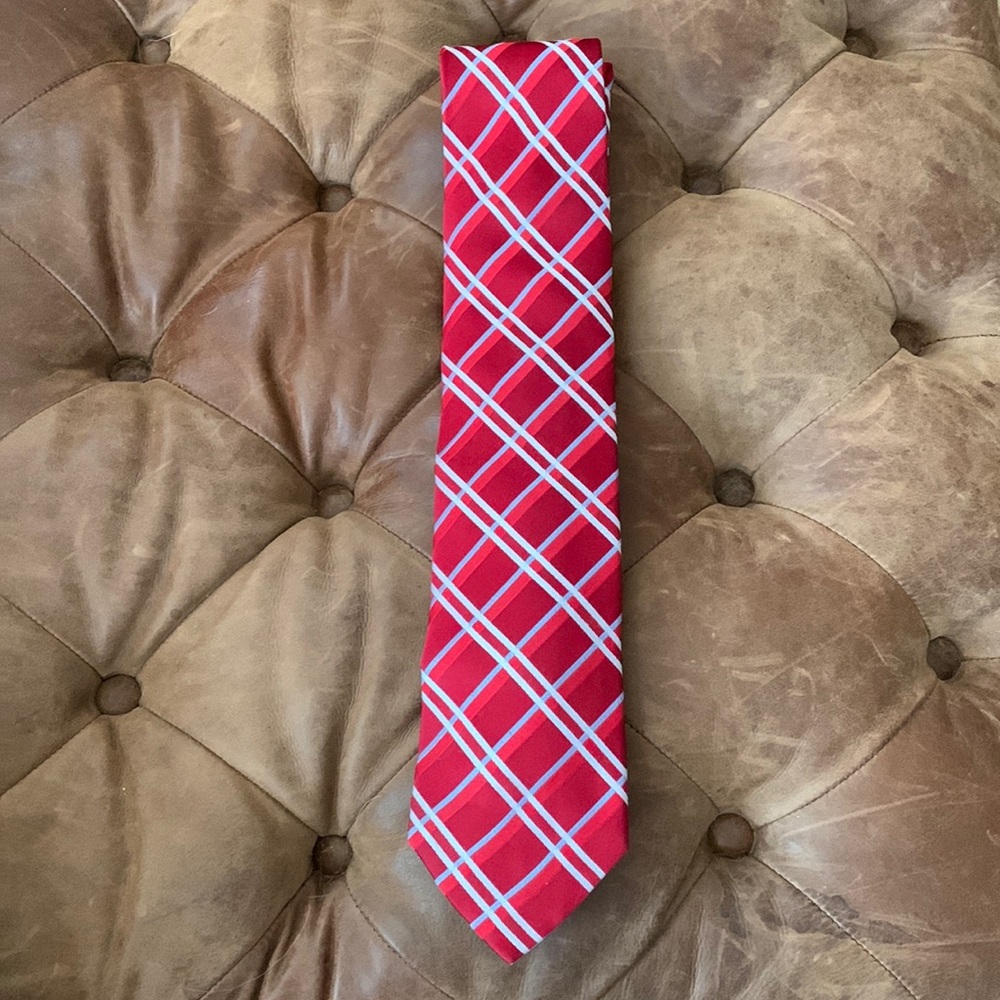 IKE BEHAR ♥️ Silk Stripe Tie - Picture 3 of 4